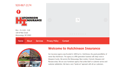Desktop Screenshot of hutchinsoninsurance.com